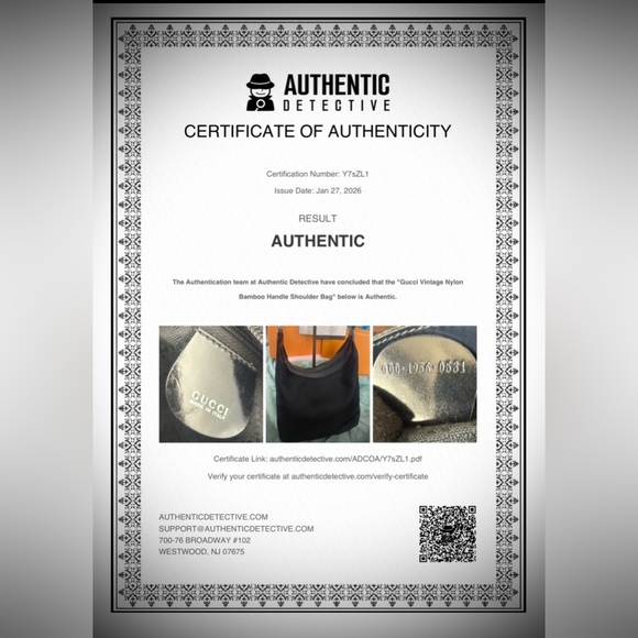 Gucci Vintage Diana Black Shoulder Bag with Bamboo Handle - Picture 16 of 16